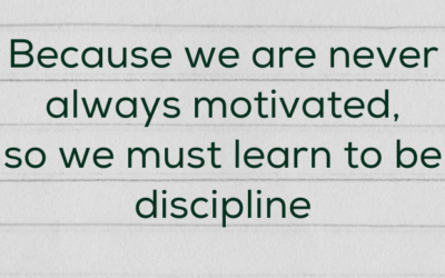 Discipline vs. Motivation: Key Components to Achieving Your Personal Health Goals