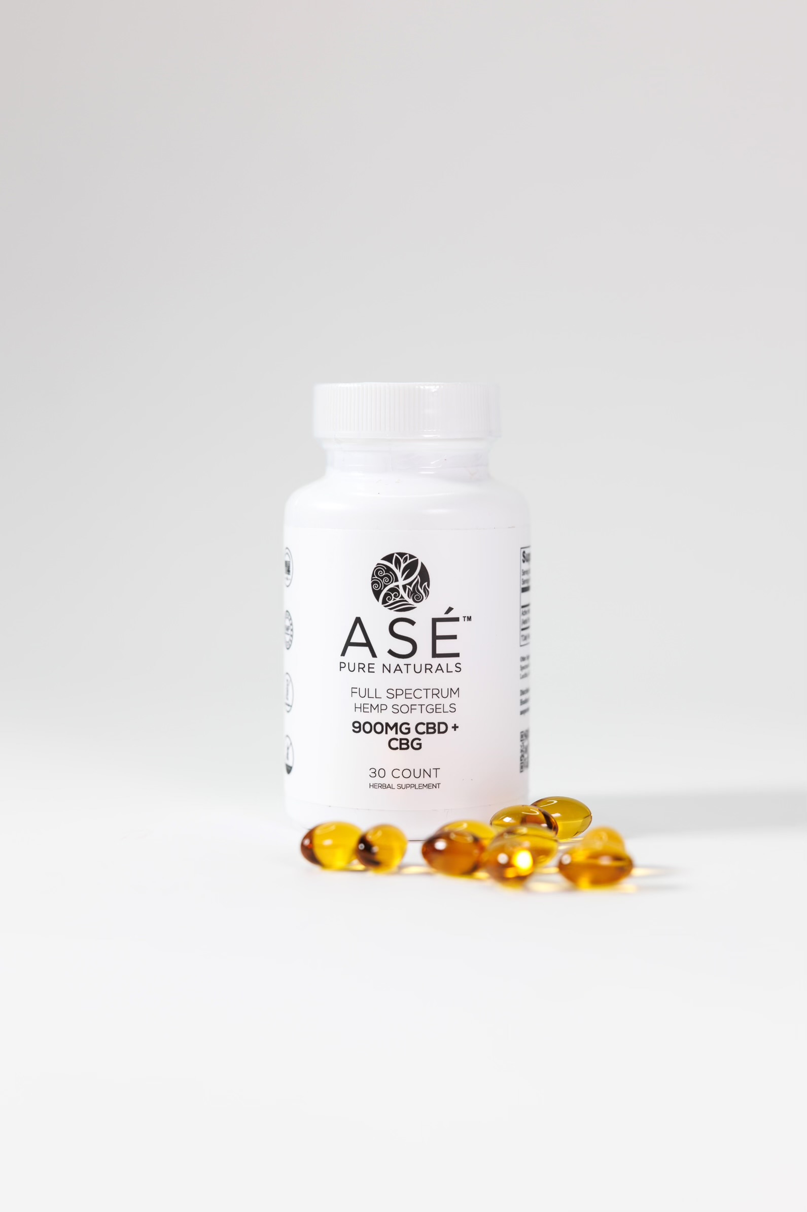 Asé Pure Naturals Recharge with Sleep Softgels